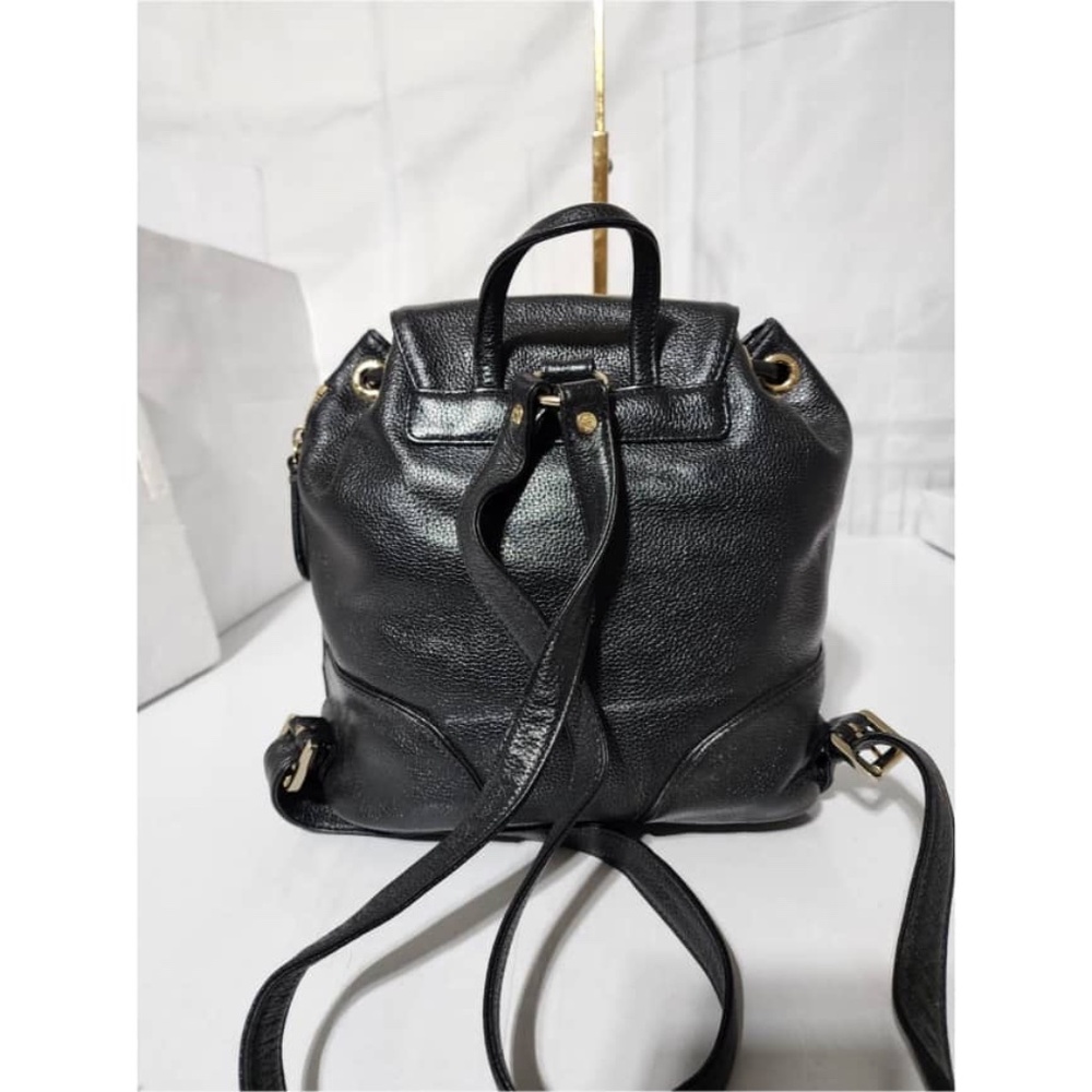 Authentic MCM Vintage Leather Backpack Black - Picture 3 of 11